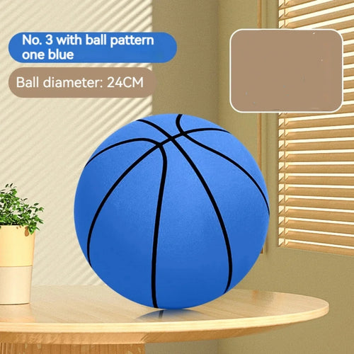Silent Foam Basketball – Kids Indoor No-Noise Bouncing Soft Ball