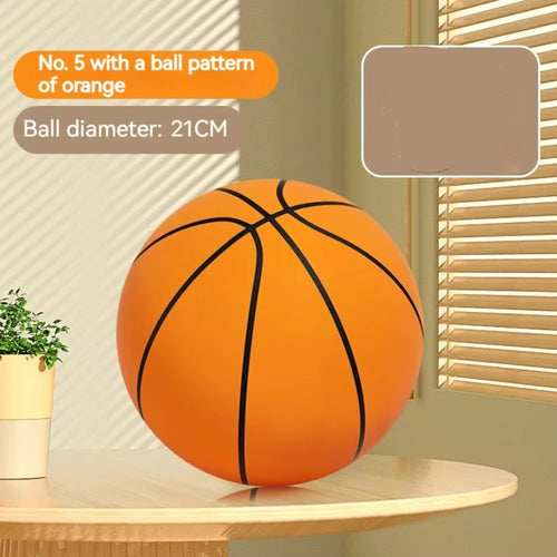 Silent Foam Basketball – Kids Indoor No-Noise Bouncing Soft Ball